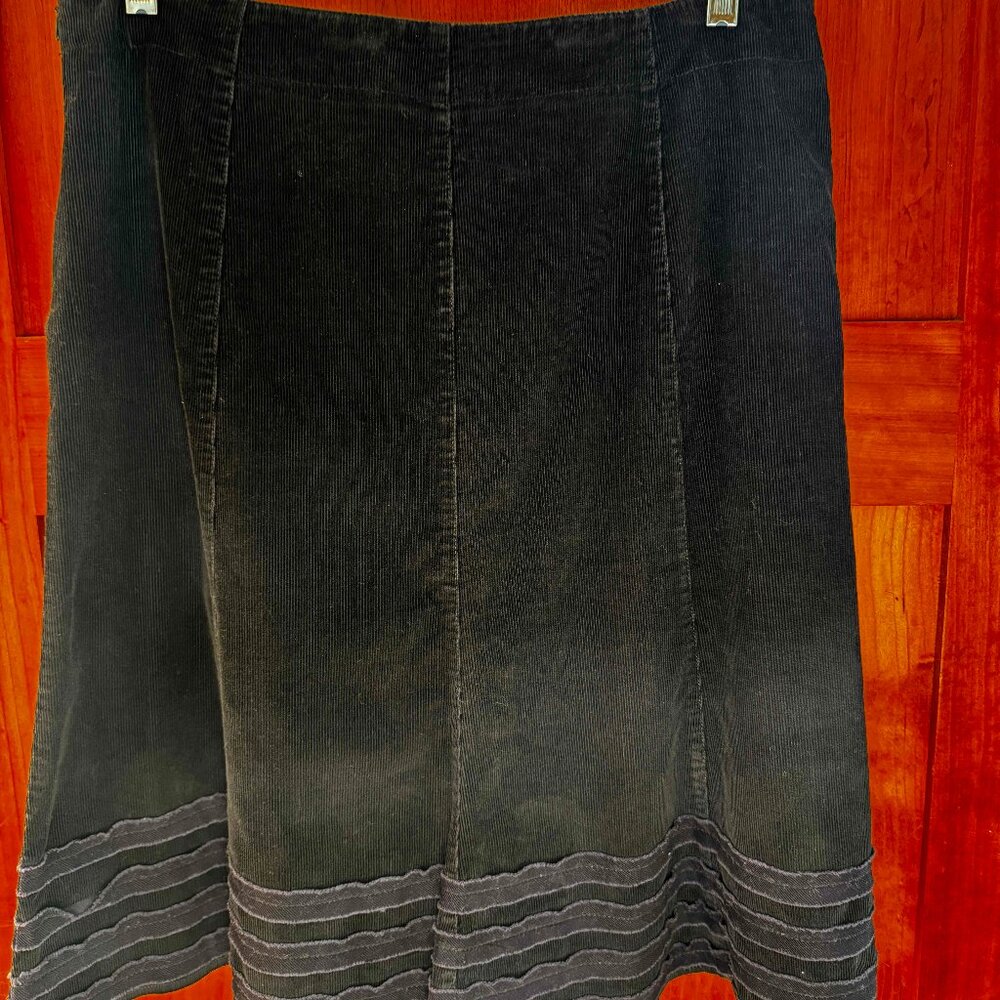 Boden black corduroy skirt, UK size 14, US 10.